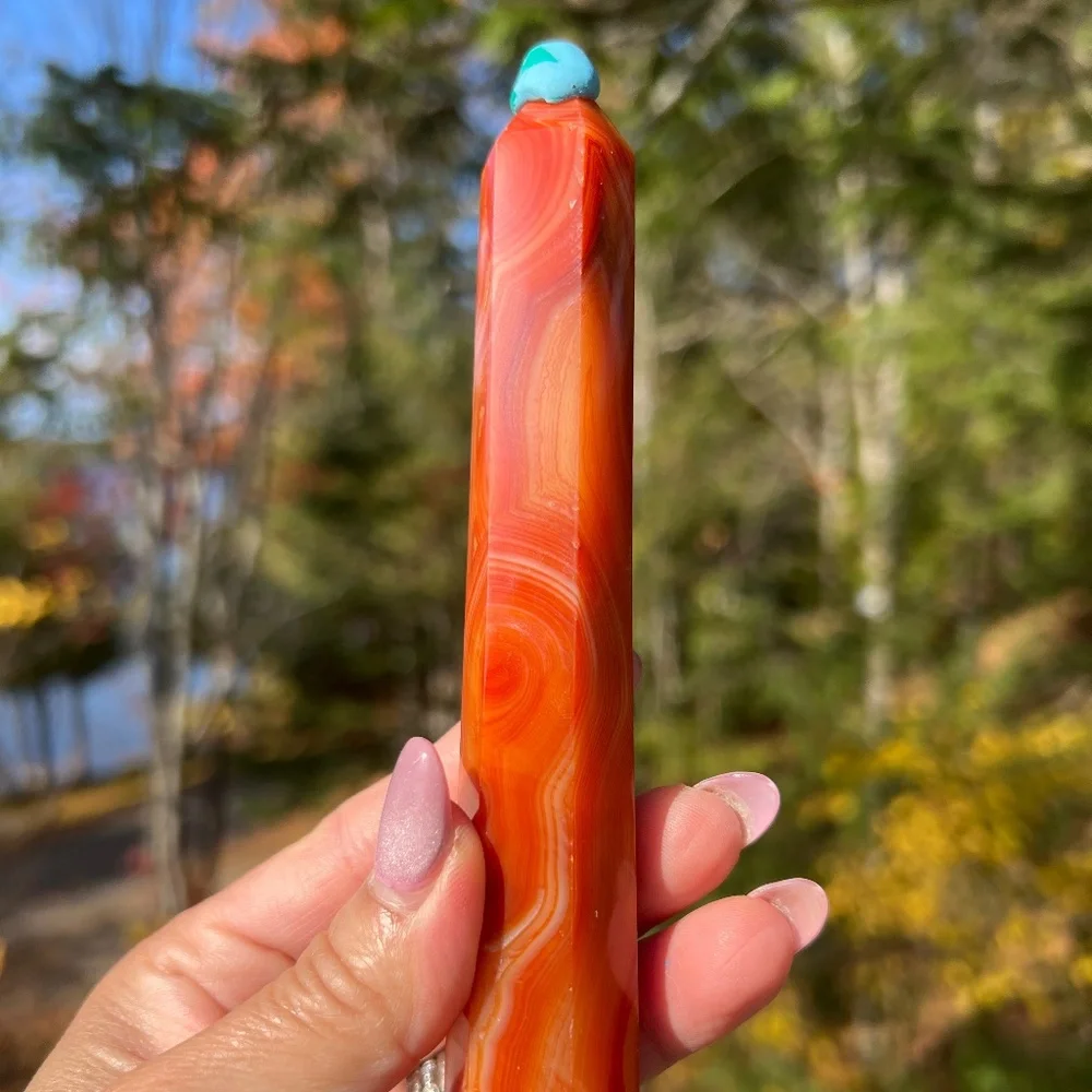 Carnelian (3) tower | crystal - Picture 4 of 13